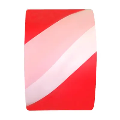 Лента оградительная красно-белая 75мм*250м