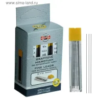 Стержни для механических карандашей 4132, 0,3мм, НВ, 12шт