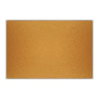 УЦЕНКА-Доска пробковая OfficeSpace, 100*150см, алюминиевая рамка