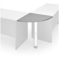 Сегмент угловой, 700*700*22, Стиль/Антрацит без опоры