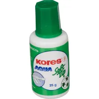 Корректирующая жидкость штрих Kores AquanSoft Tip 25г., на водной основе