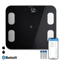 УЦЕНКА-Весы напольные диагностические Scarlett SC-BS33ED46, электронные, стекло, 150кг