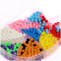 Аквамозаика Эврики "Единорог" 8 карточек, 1300 шариков, картонная коробка