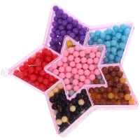 Аквамозаика Эврики "Звезда", 8 карточек, 700 шариков, картонная коробка