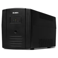 Источник бесперебойного питания SVEN Pro 1000, 1000VA (720W), 3 евророзетки, 2 розетки RJ45, SV-013868
