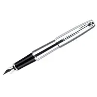 Ручка перьевая Parker "Urban Metro Metallic CT" синяя, 0,8мм, подарочная упаковка