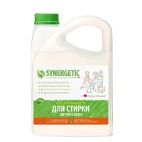 Гель для стирки Synergetic, для цветного белья, канистра, 2,75л