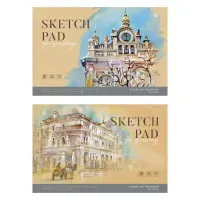 Альбом для рисования 40л., А4, на скрепке Greenwich Line "Искусство на бумаге", 120г/м2, КОМПЛЕКТ (2шт)
