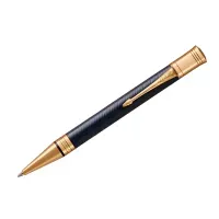 Ручка шариковая Parker "Duofold Prestige Blue Chevron GT" черная, 1,0мм, подарочная упаковка
