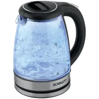 УЦЕНКА - Чайник электрический Scarlett SC-EK27G72, 1.7л, 2000Вт, с подсветкой, стекло/пластик