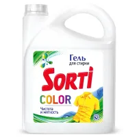 Гель для стирки Sorti "Color", 4,8л, канистра