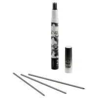 Грифели запасные для механических карандашей 0,9 мм ERICH KRAUSE, HB, КОМПЛЕКТ 20 ШТ,, 48144