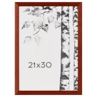 Рамка деревянная 21*30см, OfficeSpace, С14, красный