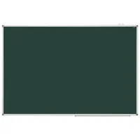 УЦЕНКА-Доска магнитно-меловая OfficeSpace, 100*150см, алюминиевая рамка, полочка (осн 307562)