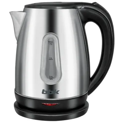 УЦЕНКА-Чайник электрический BBK EK1761S, 1,7л, 2200Вт, нержавеющая сталь
