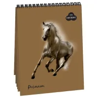 Блокнот А5 30л. на пружине Лилия Холдинг "Premium Cinnamon" (корица)