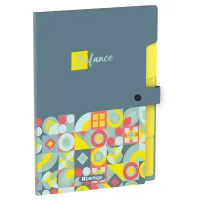 Папка 5 отделений Berlingo "Balance", А4, 600мкм, на кнопке, с рисунком