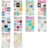 Набор бумажных наклеек MESHU "Bright life", 10шт