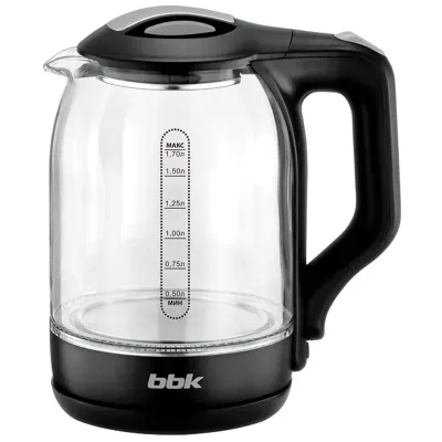 УЦЕНКА-Чайник электрический BBK EK1724G, 1,7л, 2200Вт, стекло/пластик