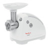 Мясорубка MOULINEX ME620132, мощность 2000 Вт, производительность 2,6 кг/мин., реверс, пластик, белая по низкой цене оптом 