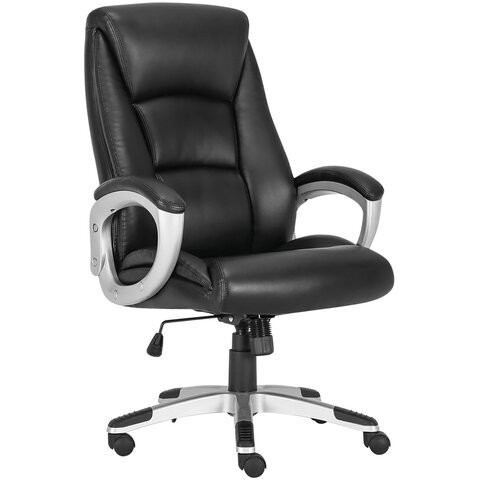 Кресло офисное BRABIX PREMIUM "Grand EX-501", рециклированная кожа, черное, 531950 по низкой цене оптом 