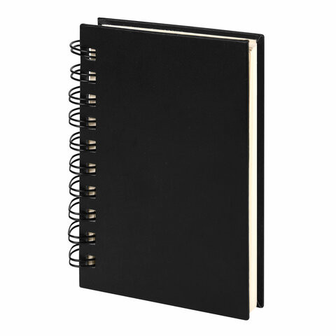 Скетчбук, слоновая кость 140г/м 90х140мм, 80л, КОЖЗАМ, гребень, BRAUBERG ART CLASSIC,, 116474 по низкой цене оптом 