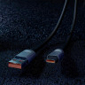 Кабель BOLD USB -TypeC 1 м 3А, SMARTBUY толстый, для быстрой зарядки и передачи данных, черный 18102, 3112BOLD-BLACK по низкой цене оптом 