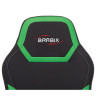 Кресло компьютерное BRABIX "Alpha GM-018", ткань/экокожа, черное/зеленое, 532639, GM-018_532639 по низкой цене оптом 