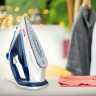 Утюг TEFAL Easygliss 2 FV5736E0, 2500 Вт, керамическое покрытие, самоочистка, антикапля, синий, 1830008076 по низкой цене оптом 
