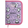 Пенал ПИФАГОР, 1 отделение, 1 откидная планка, полиэстер, 19х13 см, "Panda bears", 271015 по низкой цене оптом 