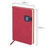 Ежедневник датированный 2026 А5 138х213мм BRAUBERG Accent под кожу, держатель, красный/синий, 117384 по низкой цене оптом 