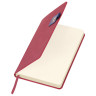 Ежедневник датированный 2026 А5 138х213мм BRAUBERG Accent под кожу, держатель, красный/синий, 117384 по низкой цене оптом 