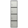 Шкаф металлический для документов AIKO "SL-185/4" ГРАФИТ, 1800х460х340 мм, 37 кг, S10799182502 по низкой цене оптом 
