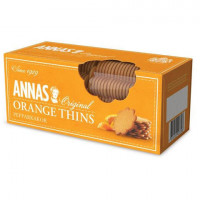 Печенье песочное апельсиновое тонкое ANNAS "Orange Thins" (Швеция), 150 г