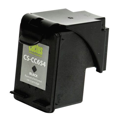 Картридж струйный CACTUS (CS-CC654) для HP Officejet J4580/4640/4680, черный по низкой цене оптом 
