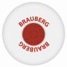 Ластик BRAUBERG "Energy", 30х30х8 мм, белый, круглый, красный пластиковый держатель, 222472 по низкой цене оптом 