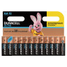 Батарейки КОМПЛЕКТ 12 шт., DURACELL Ultra, AA (LR06, 15А), алкалиновые, пальчиковые, блистер по низкой цене оптом 