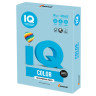 Бумага цветная IQ color БОЛЬШОЙ ФОРМАТ (297х420 мм), А3, 80 г/м2, 500 л., пастель, голубой лед, OBL70 по низкой цене оптом 