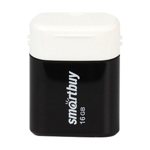 Флеш-диск 16 GB, SMARTBUY Lara, USB 2.0, черный, SB16GBLARA-K по низкой цене оптом Краснодар, Москва, Уфа, Казань, Барнаул, Владивосток, Хабаровск, Сахалин, Красноярск, Екатеренбург, 