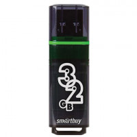 Флеш-диск 32 GB SMARTBUY Glossy USB 3.0, тёмно-серый, SB32GBGS-DG