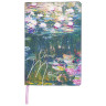 Блокнот А5 (143x210 мм), BRAUBERG VISTA "Claude Monet", под кожу, гибкий, срез фольга, 80 л., 112058 по низкой цене оптом 