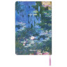 Блокнот А5 (143x210 мм), BRAUBERG VISTA "Claude Monet", под кожу, гибкий, срез фольга, 80 л., 112058 по низкой цене оптом 