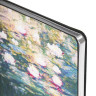 Блокнот А5 (143x210 мм), BRAUBERG VISTA "Claude Monet", под кожу, гибкий, срез фольга, 80 л., 112058 по низкой цене оптом 