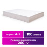 Картон для подшивки документов БОЛЬШОГО ФОРМАТА, А3 немелованный, 100 л., 260 г/м2, BRAUBERG, 297х420 мм, 124876 по низкой цене оптом 