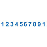 Нумератор металлический 10-разрядный, оттиск 47х5 мм, синий, TRODAT 55510, 75878 по низкой цене оптом 