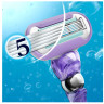 Сменные кассеты для бритья 4 шт., GILLETTE VENUS (Жиллет Винес) "Swirl", для женщин, VNS-81559824 по низкой цене оптом Краснодар, Москва, Уфа, Казань, Барнаул, Владивосток, Хабаровск, Сахалин, Красноярск, Екатеренбург, 
