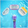 Сменные кассеты для бритья 4 шт., GILLETTE VENUS (Жиллет Винес) "Swirl", для женщин, VNS-81559824 по низкой цене оптом Краснодар, Москва, Уфа, Казань, Барнаул, Владивосток, Хабаровск, Сахалин, Красноярск, Екатеренбург, 