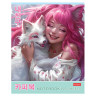 Тетрадь А5 48л. HATBER скоба, клетка, Soft-touch ламинация, Милый друг (микс в спайке), 089131, 48Т5лВ1 по низкой цене оптом 