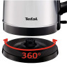 Чайник TEFAL KI150D30, 1,7 л, 2400Вт, закрытый нагревательный элемент, сталь, серебристый, 7211001458 по низкой цене оптом 