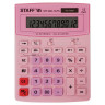 Калькулятор настольный STAFF STF-888-12-PK (200х150 мм) 12 разрядов, двойное питание, РОЗОВЫЙ, 250452 по низкой цене оптом 